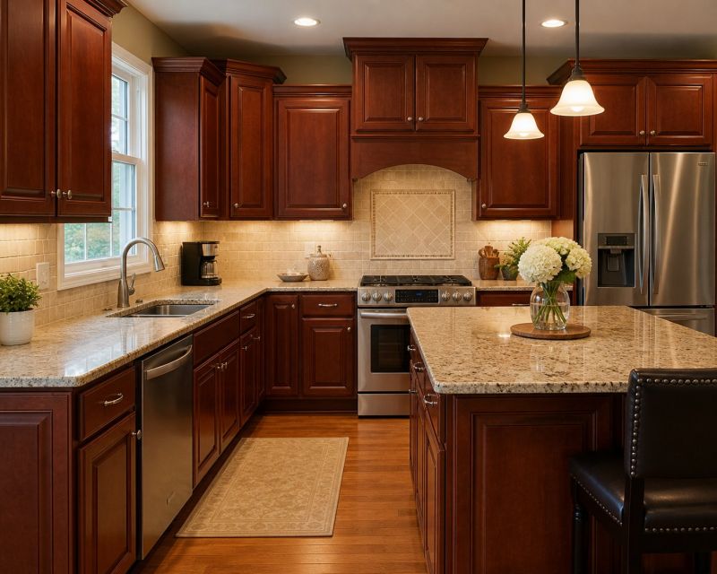Cherry Cabinet Remodeling in Kokomo, IN