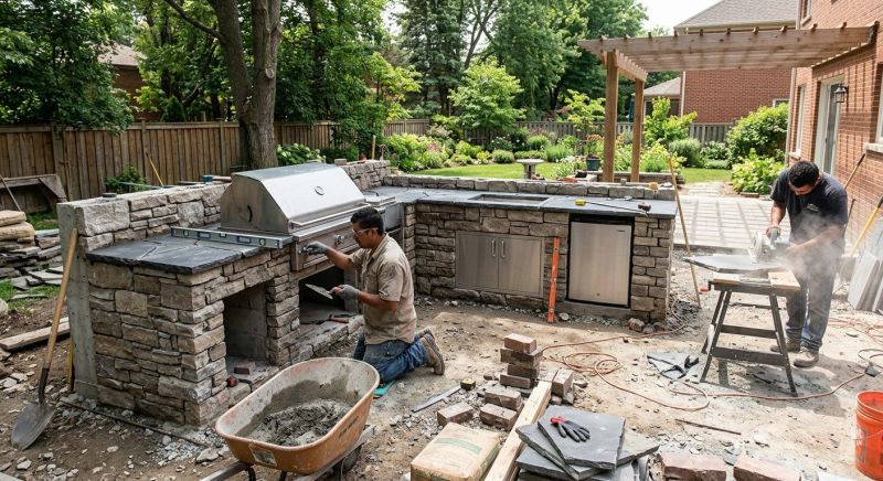 Outdoor Kitchen Renovation in Summerville, SC